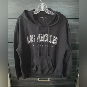 DONATED. Essential black hoodie rep’n for LA.